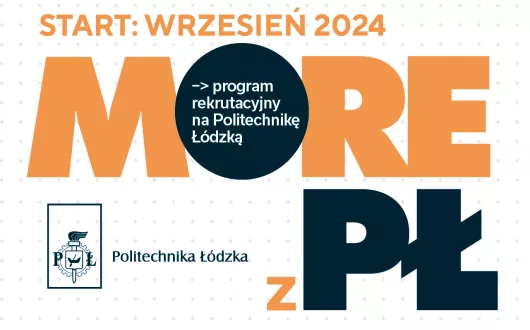 Program rekrutacyjny MORE z PŁ