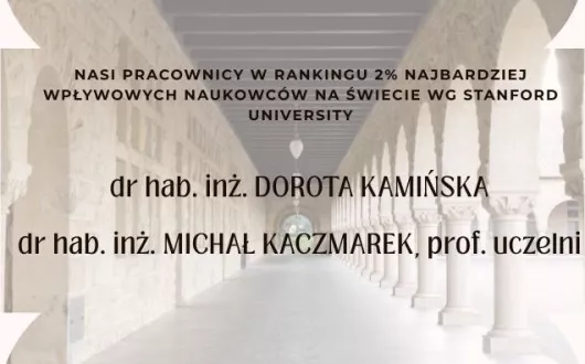 w tle arkada uniwersytetu z przodu napis