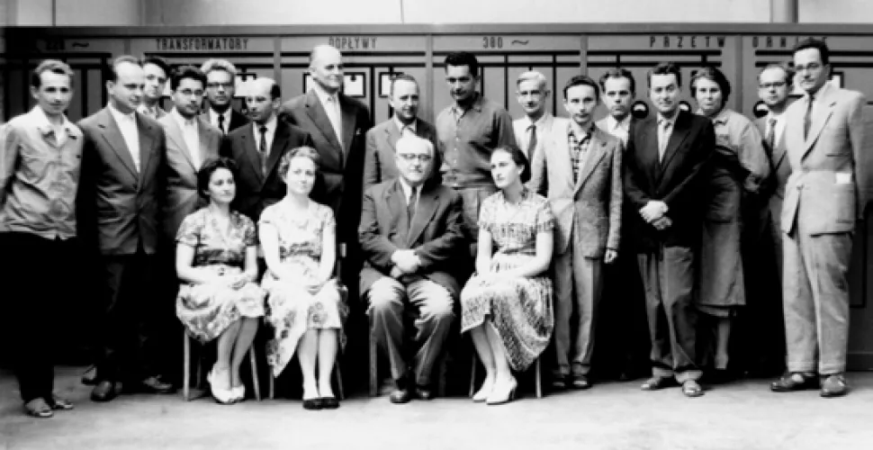 Pracownicy Instytutu Maszyn Elektrycznych i Transformatorów w 1963 roku