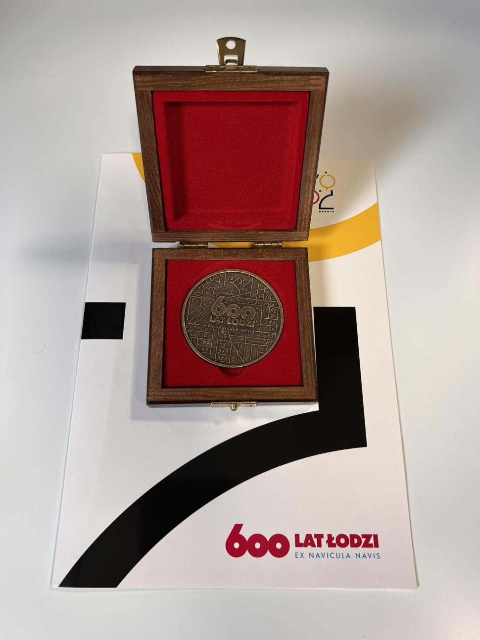 Medal 600-lecia Łodzi