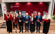 dr hab. inż. Dorota Kamińska podczas ceremonii promocji habilitacyjnej