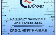 dyplom dla dr inż. Henryka Welfle