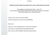 Zawiadomienie o obronie rozprawy doktorskiej