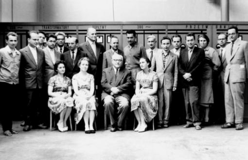 Pracownicy Instytutu Maszyn Elektrycznych i Transformatorów w 1963 roku